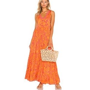 Free People Tiers For You Maxi in Hazy Combo